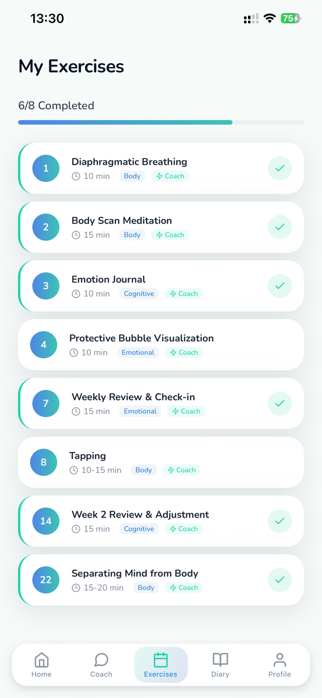 Healera — exercises library